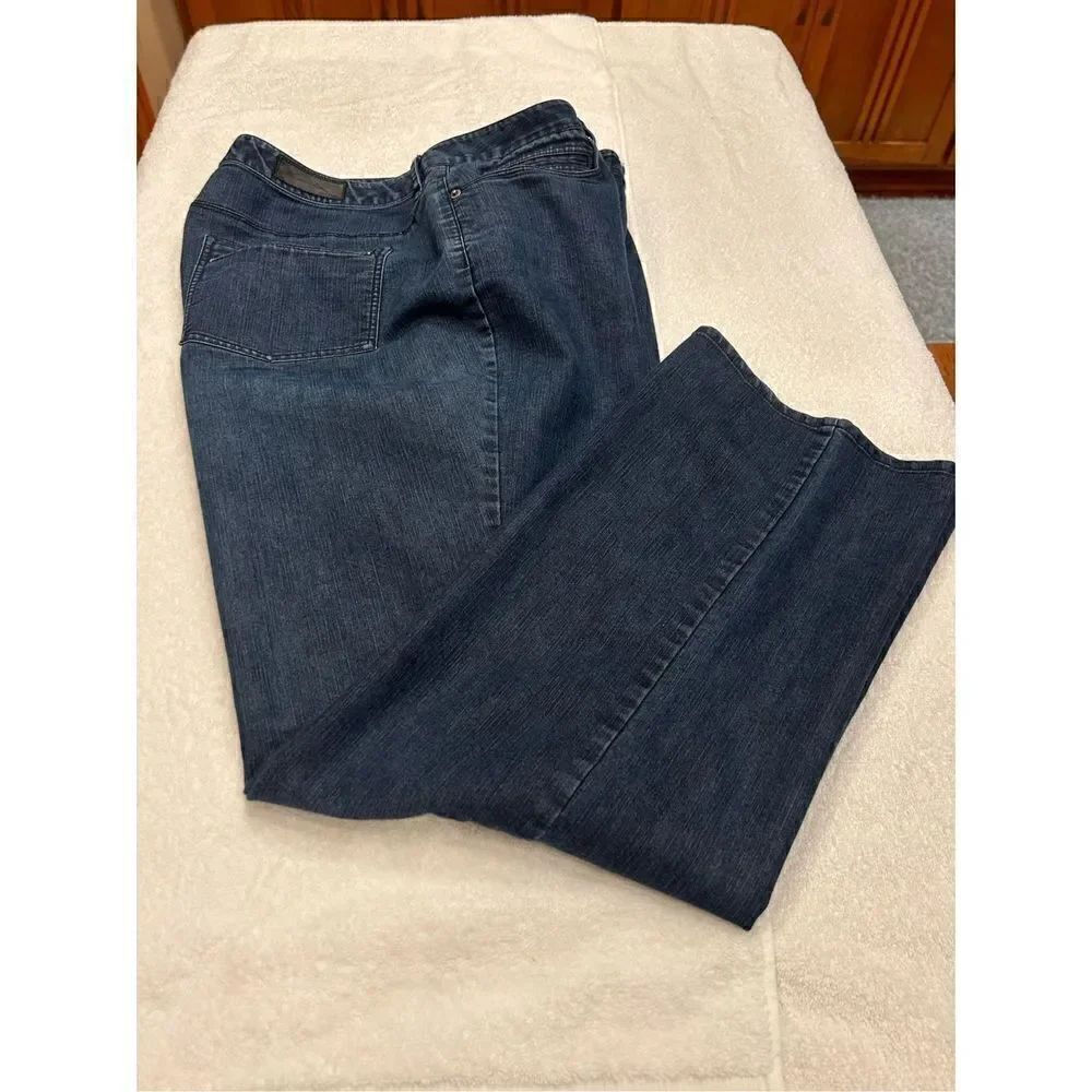 Kenneth Kole dark blue flares